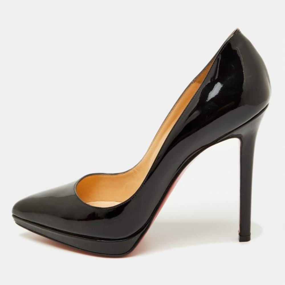 Christian Louboutin Glossy Black Stiletto Heels